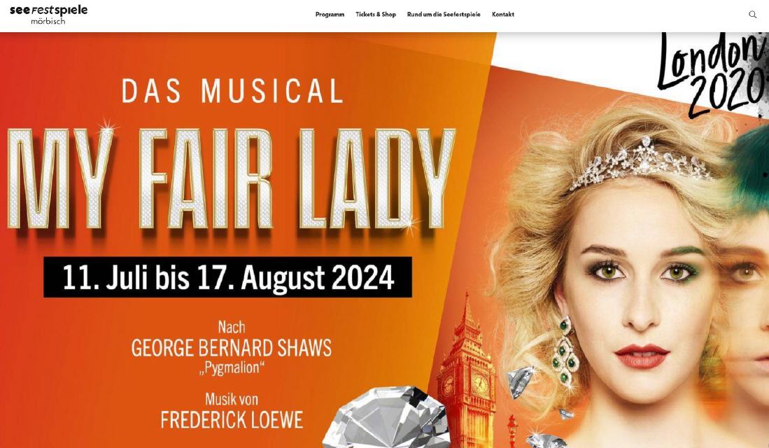 My Fair Lady 11.7. - 17.8.2024